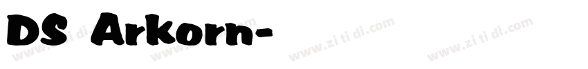 DS Arkorn字体转换